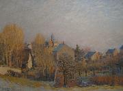 Frosty Morning in Louveciennes Alfred Sisley